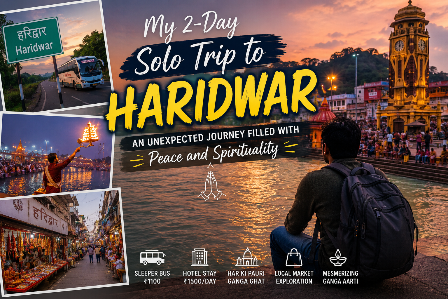 My 2-Day Solo Trip to Haridwar: An Unexpected Journey Filled with Peace and Spirituality